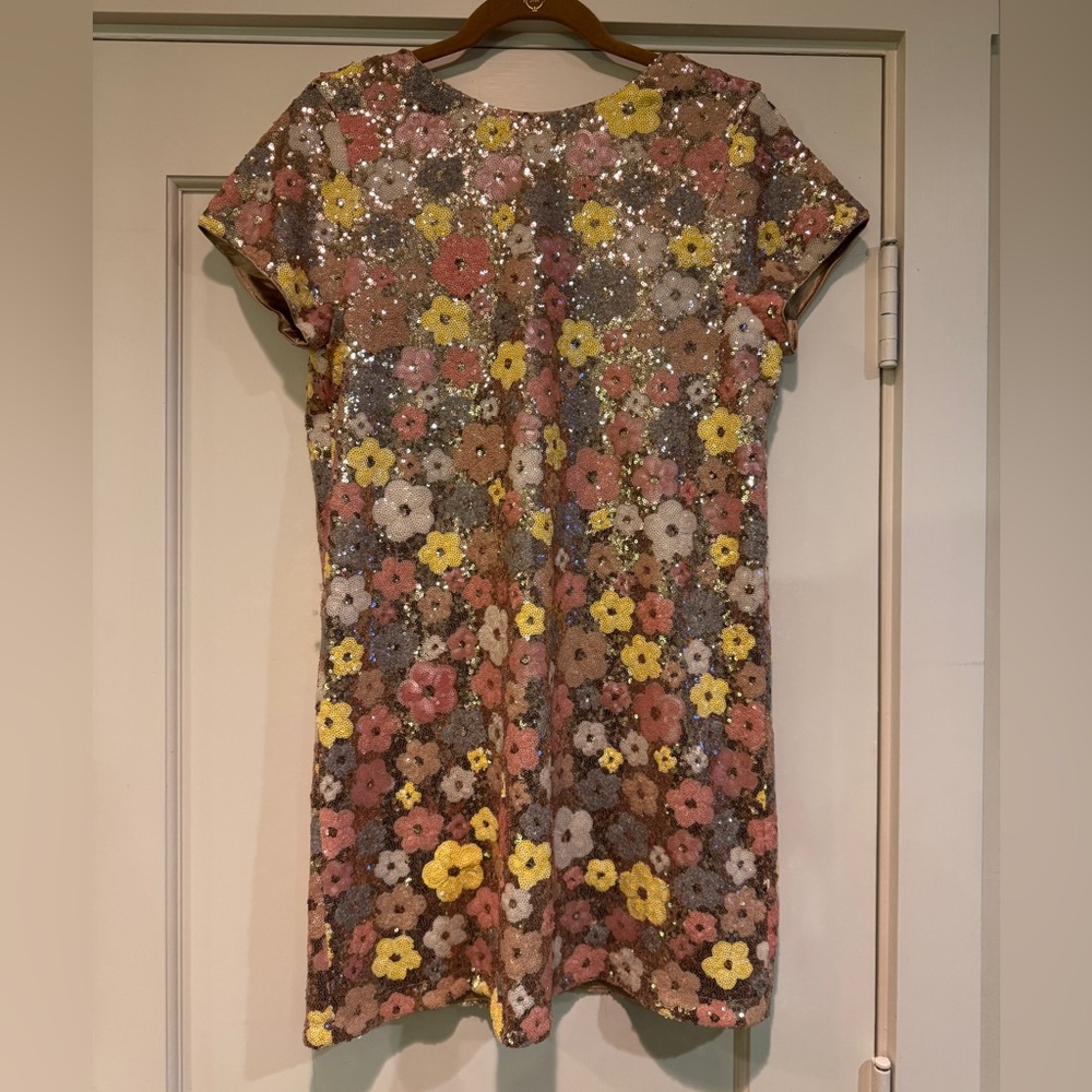 Floral Sequin Dress
